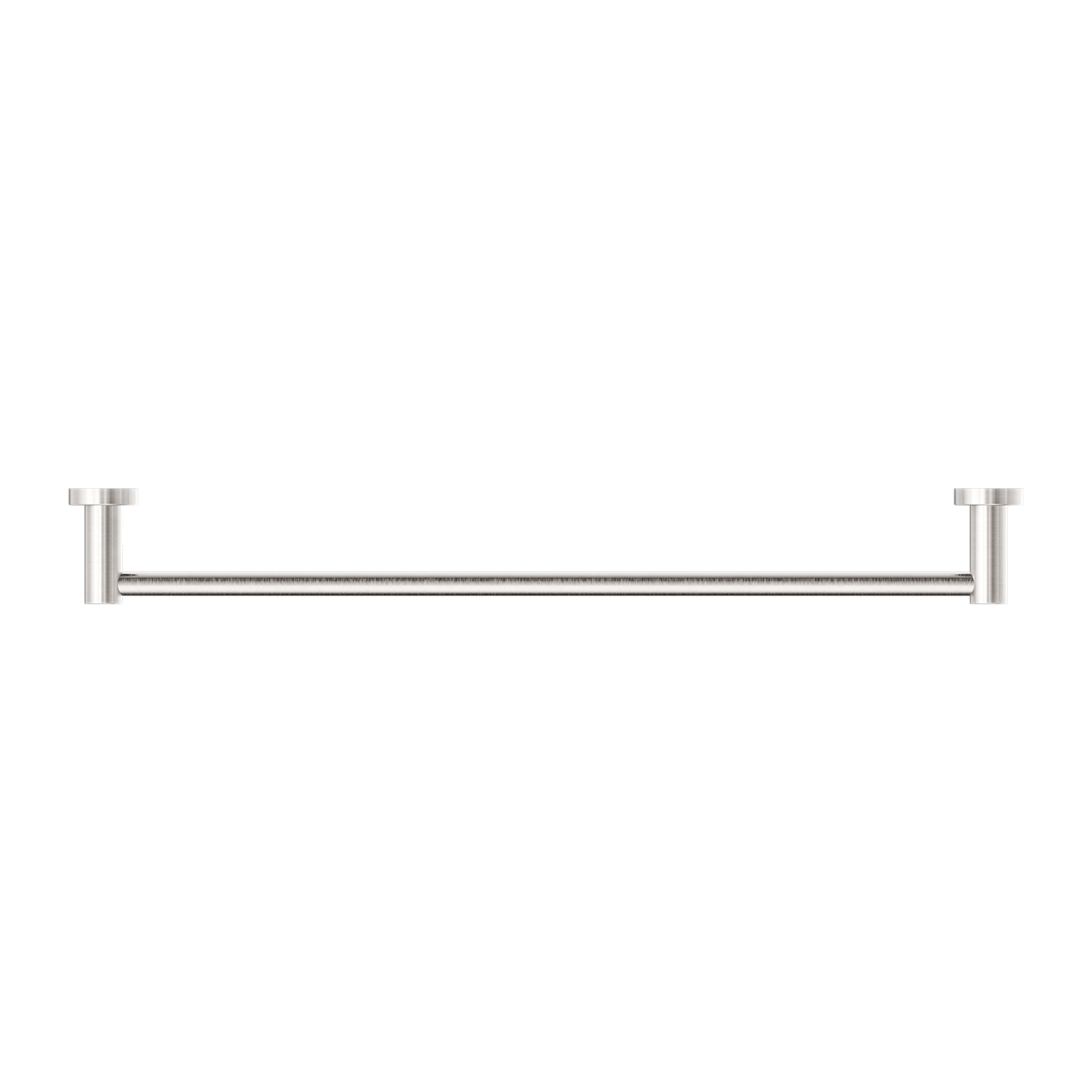 Mecca Single Towel Rail 600mm Brushed Nickel