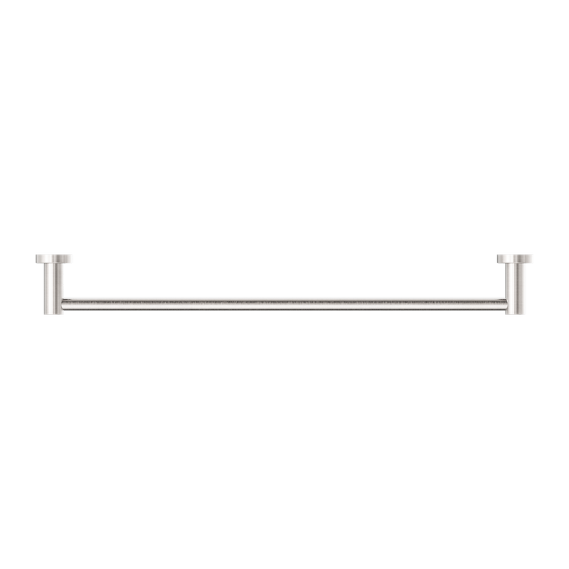 Mecca Single Towel Rail 600mm Brushed Nickel