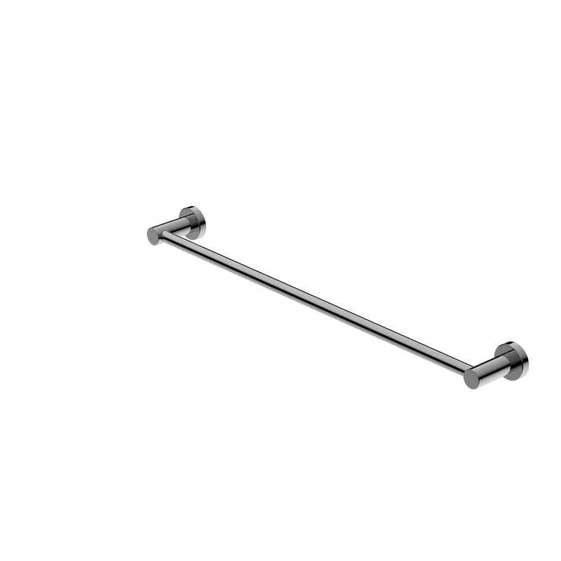Mecca Single Towel Rail 600mm Chrome