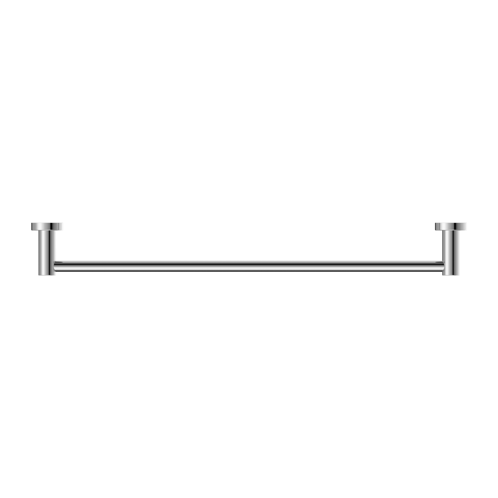 Mecca Single Towel Rail 600mm Chrome