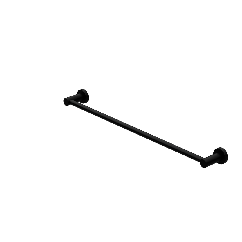 Mecca Single Towel Rail 600mm Matte Black