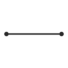 Mecca Single Towel Rail 600mm Matte Black