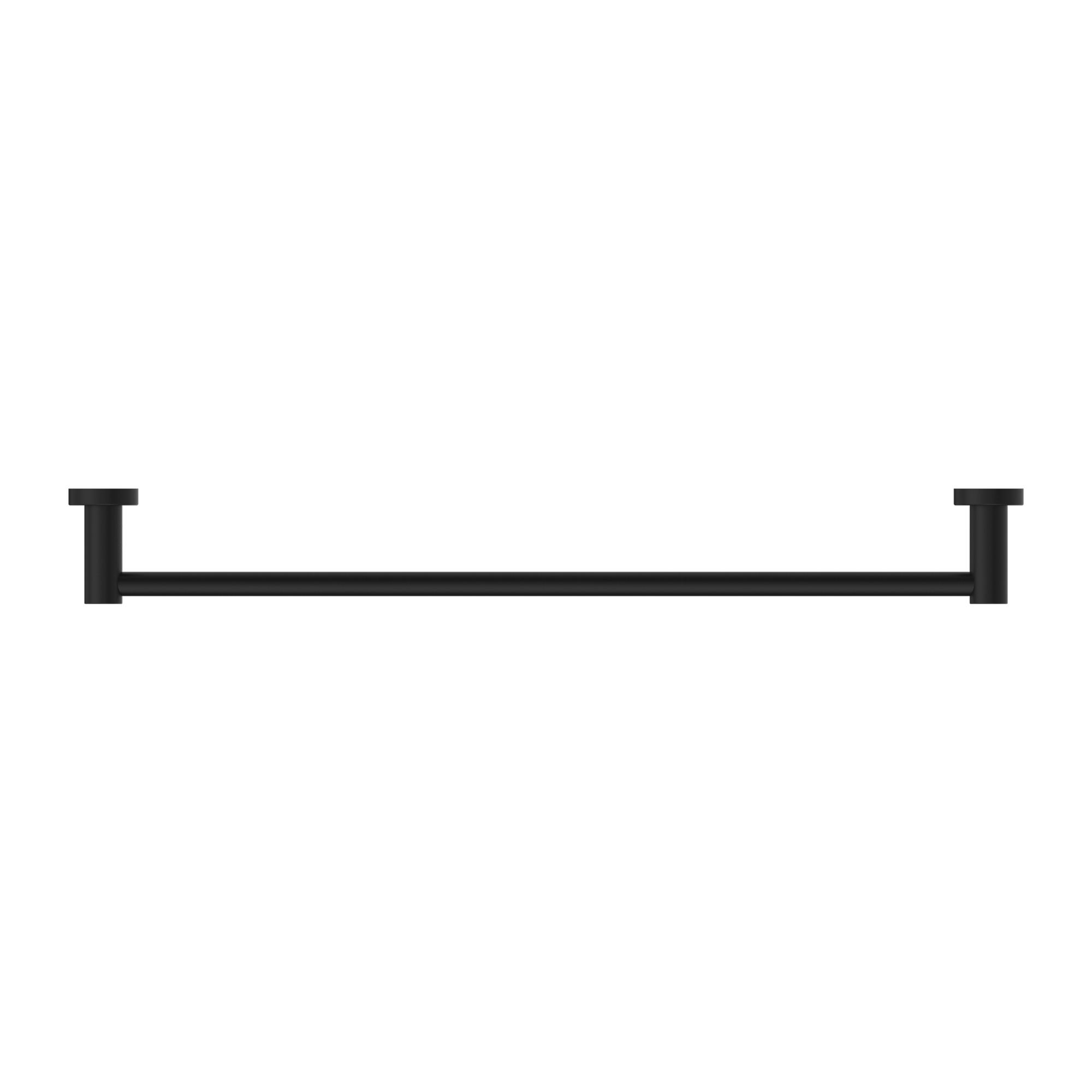 Mecca Single Towel Rail 600mm Matte Black