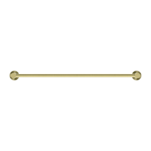 Mecca Double Towel Rail 600mm Brushed Gold