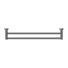 Mecca Double Towel Rail 600mm Gun Metal
