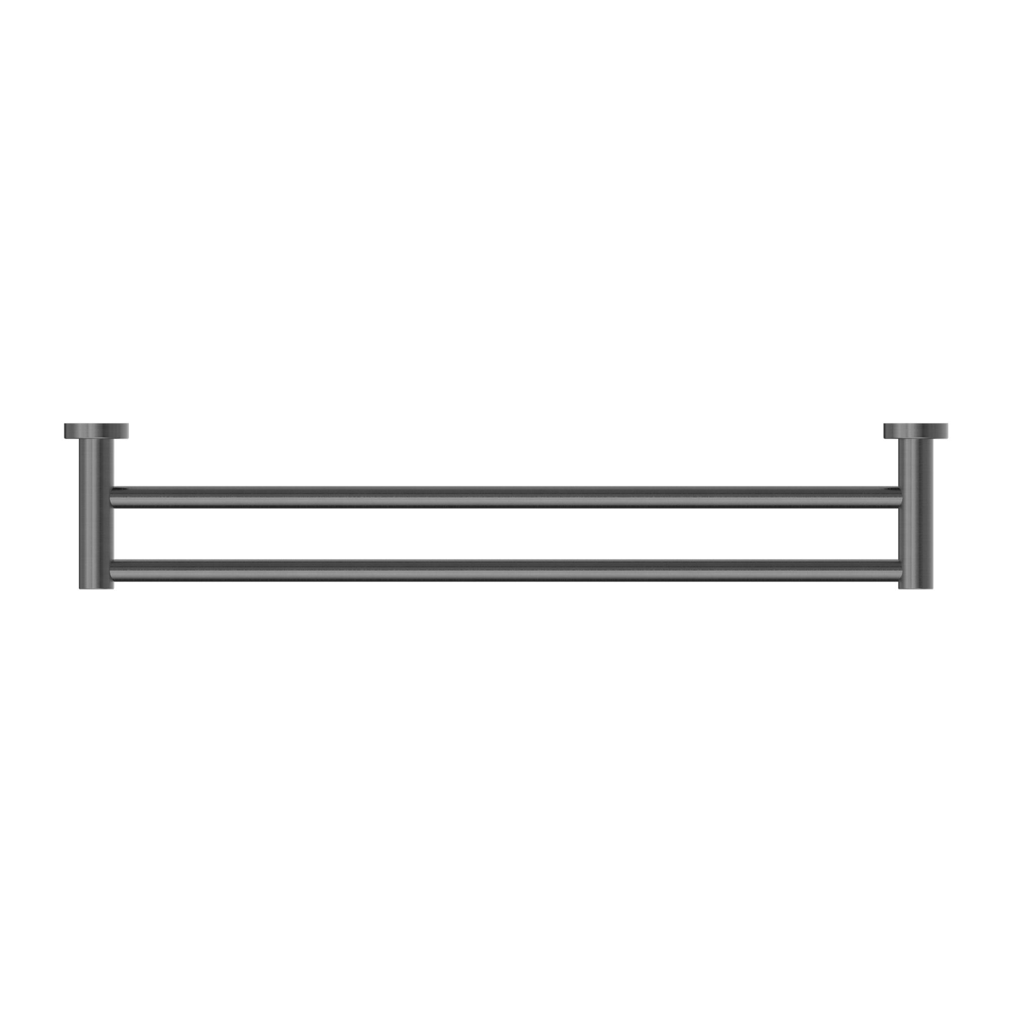 Mecca Double Towel Rail 600mm Gun Metal