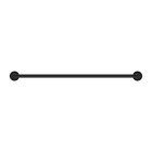 Mecca Double Towel Rail 600mm Matte Black