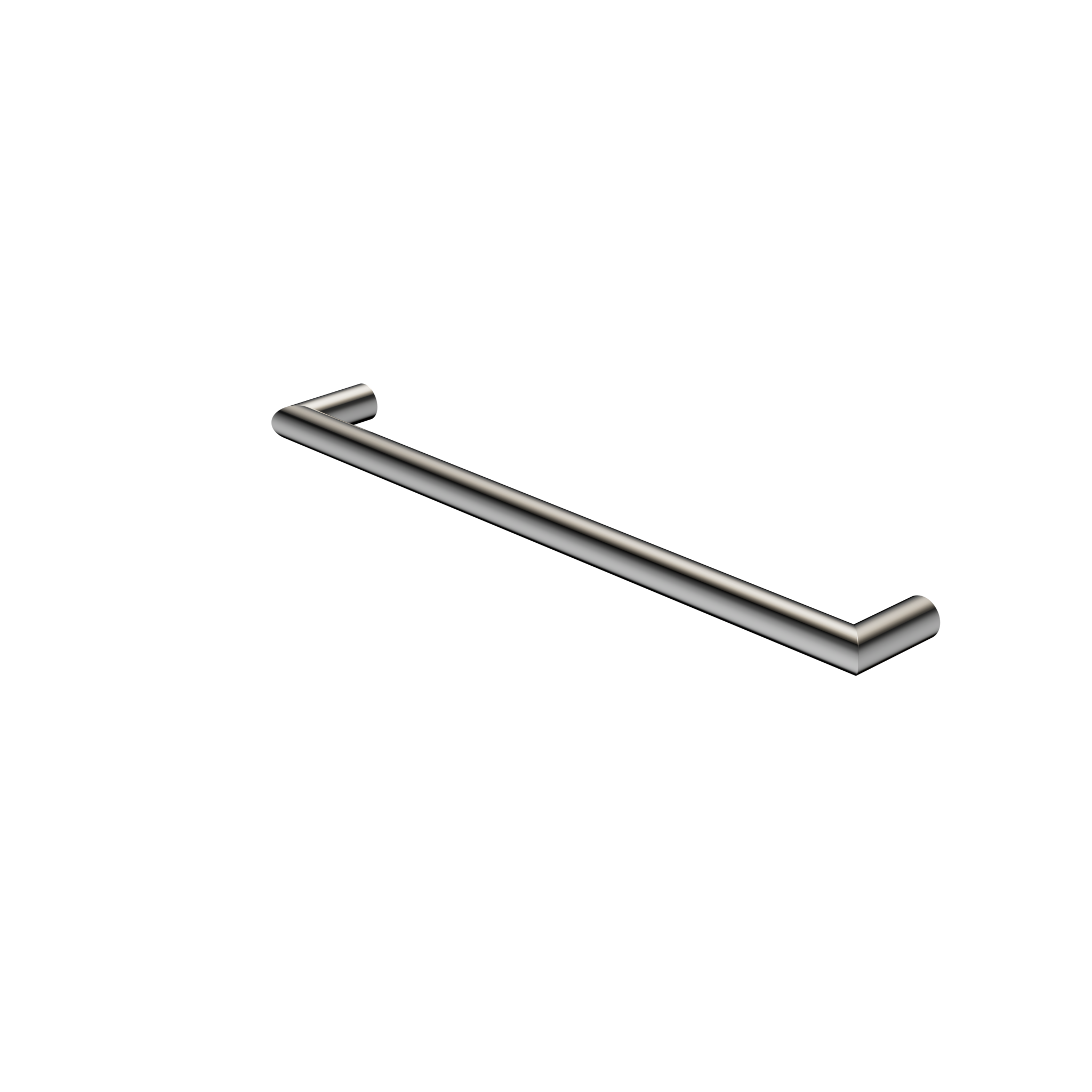 Mecca 240V Single Heated Towel Rail Chrome