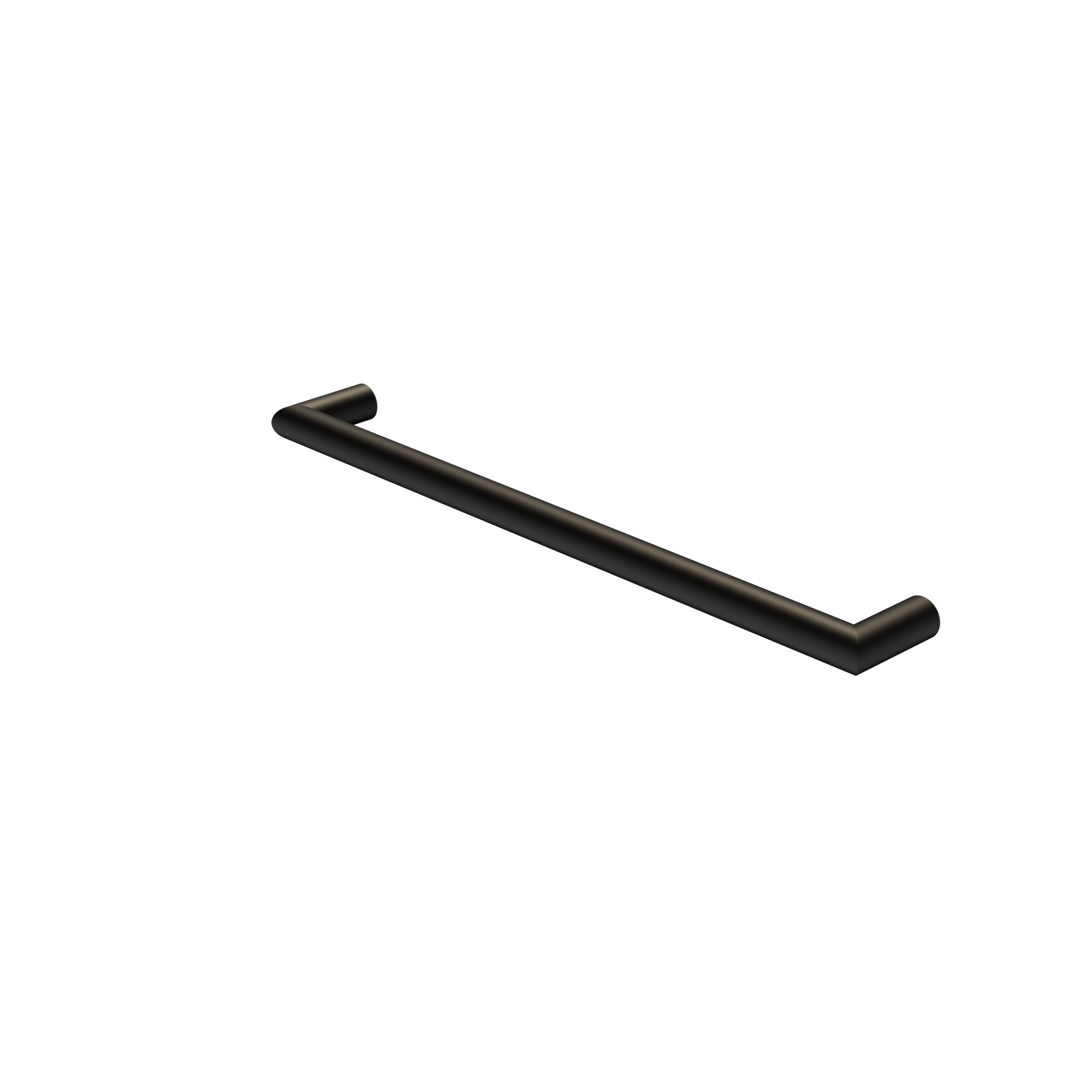 Mecca 240V Single Heated Towel Rail Matte Black