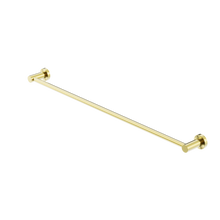 Mecca Single Towel Rail 800mm Brushed Gold