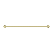 Mecca Single Towel Rail 800mm Brushed Gold