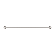 Mecca Single Towel Rail 800mm Brushed Nickel