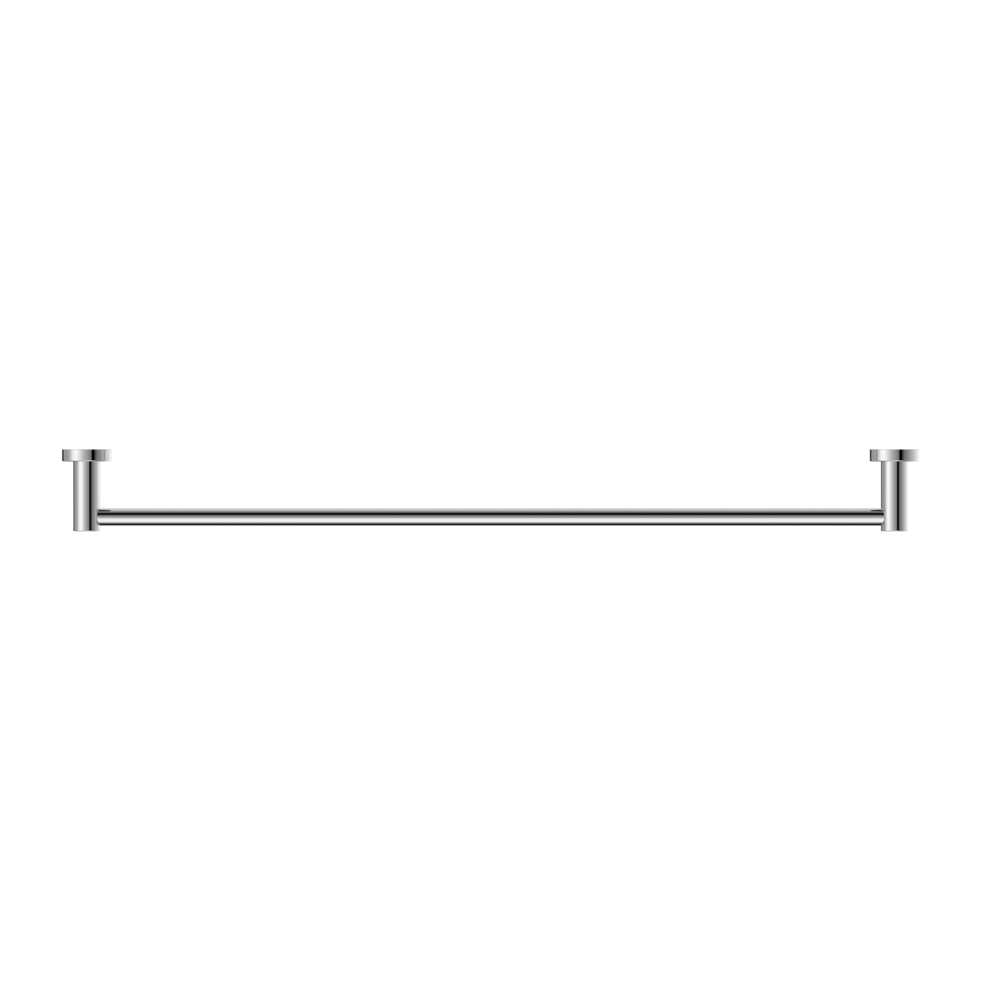 Mecca Single Towel Rail 800mm Chrome