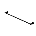 Mecca Single Towel Rail 800mm Matte Black