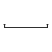 Mecca Single Towel Rail 800mm Matte Black