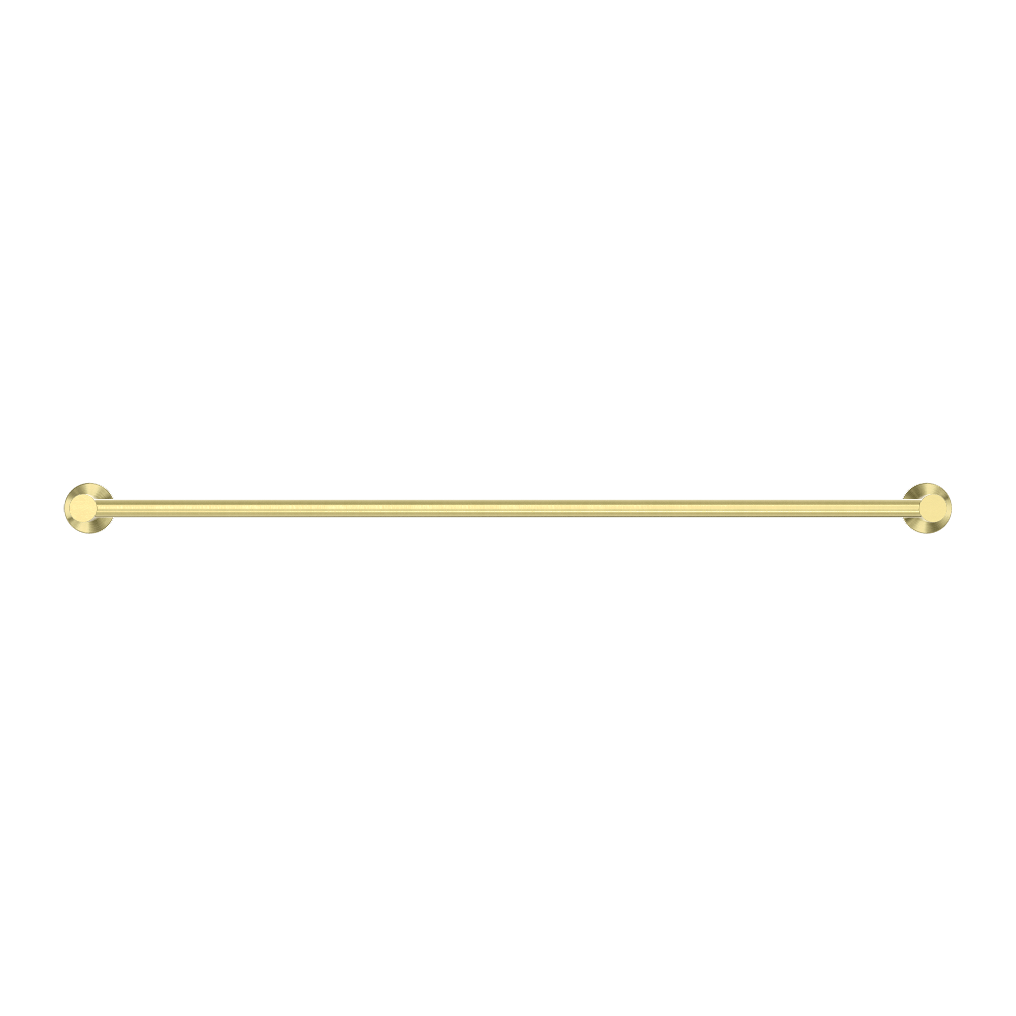 Mecca Double Towel Rail 800mm Brushed Gold