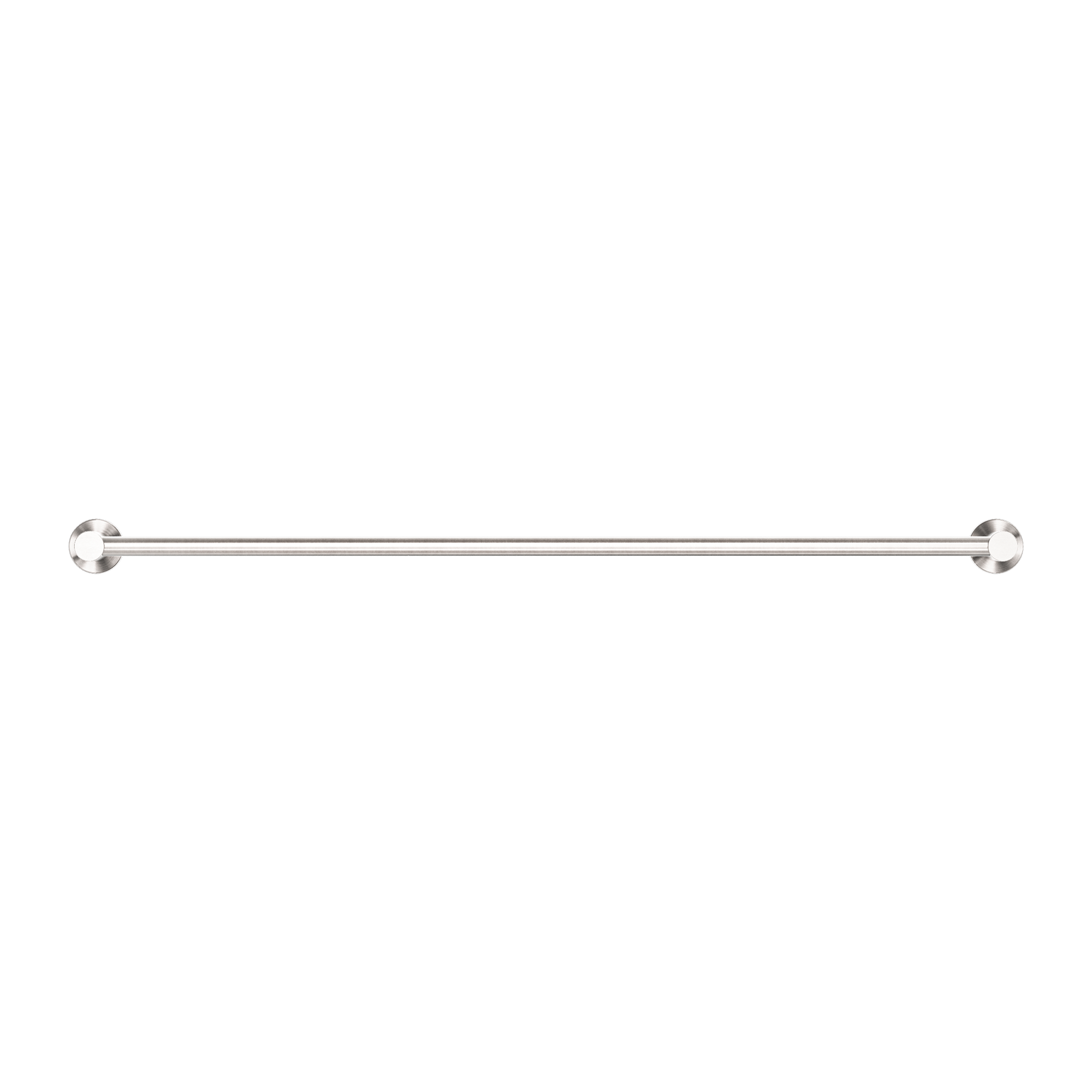 Mecca Double Towel Rail 800mm Brushed Nickel