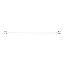 Mecca Double Towel Rail 800mm Brushed Nickel