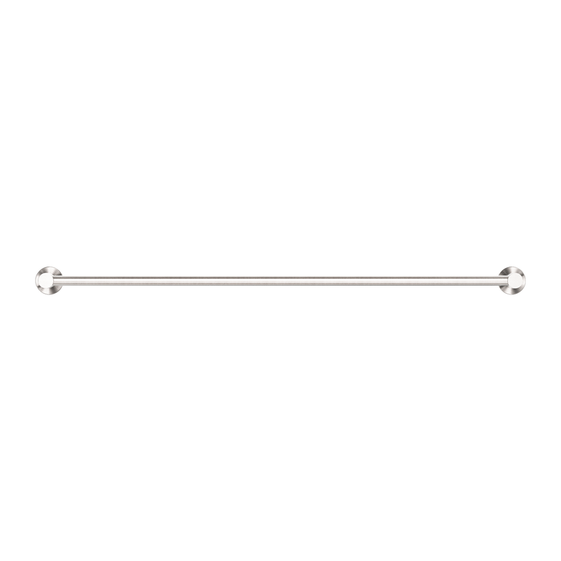 Mecca Double Towel Rail 800mm Brushed Nickel