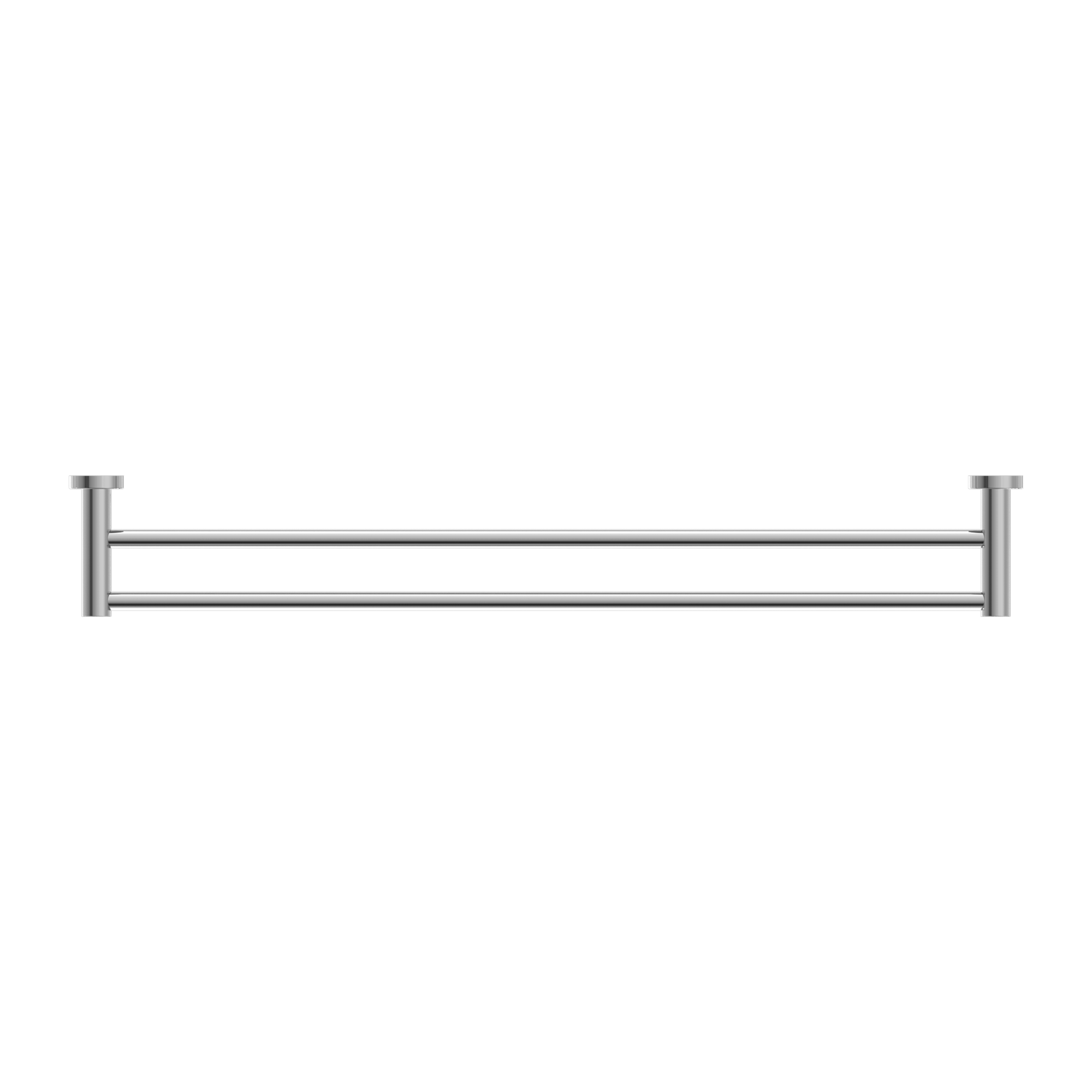 Mecca Double Towel Rail 800mm Chrome