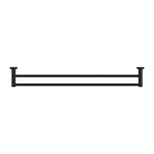 Mecca Double Towel Rail 800mm Matte Black