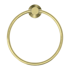 Mecca Hand Towel Ring Brushed Gold