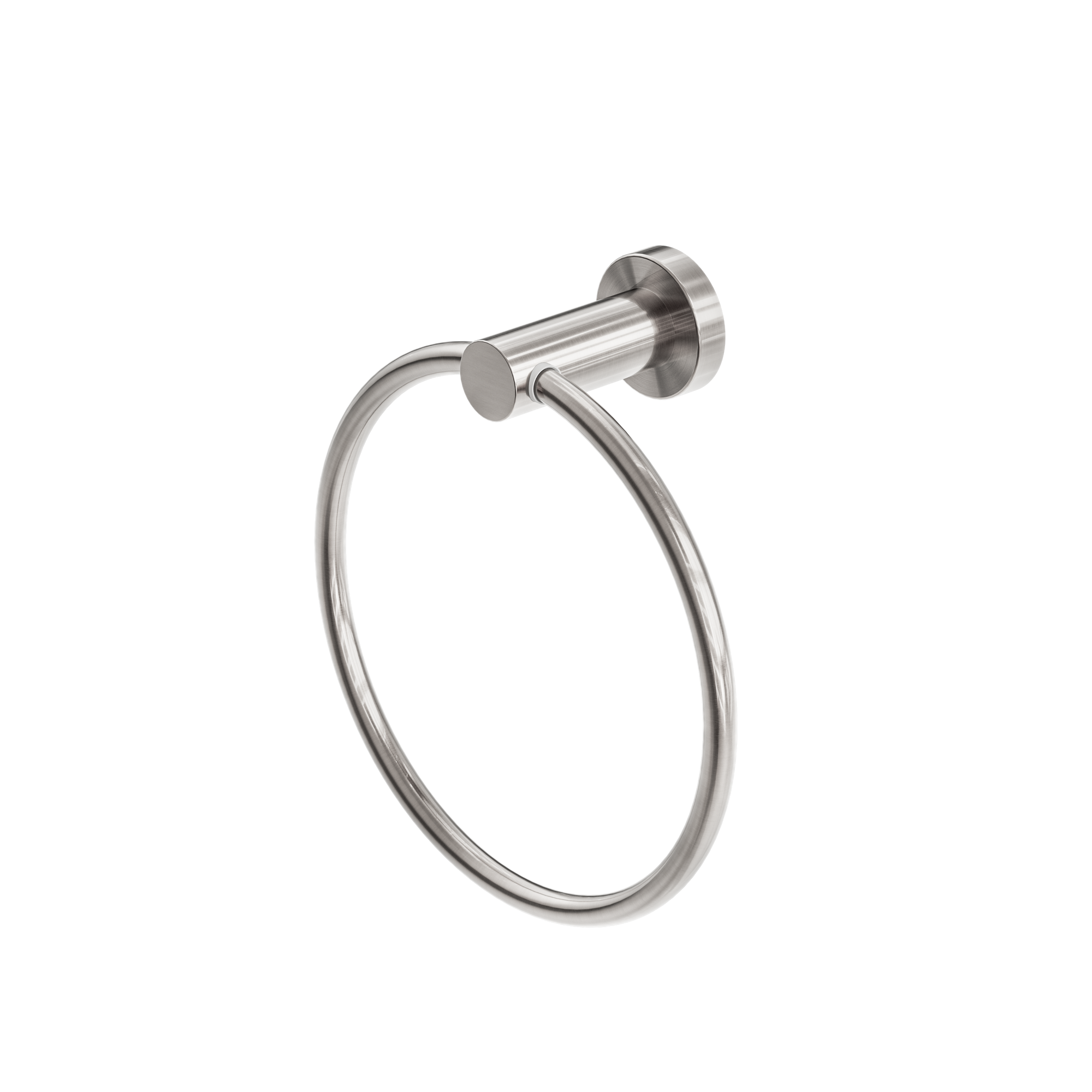 Mecca Hand Towel Ring Brushed Nickel