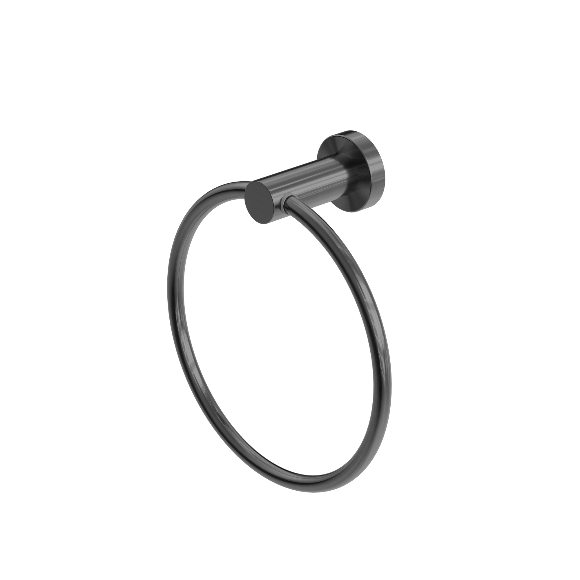 Mecca Hand Towel Ring Gun Metal