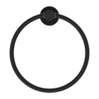 Mecca Hand Towel Ring Matte Black