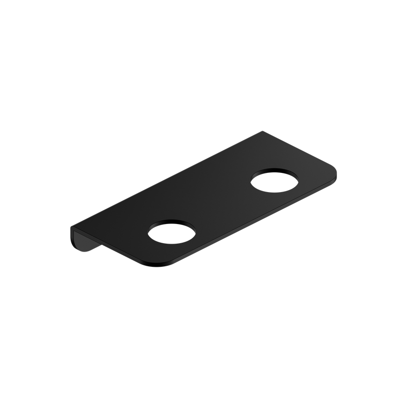 Mecca Double Soap Bottle Holder Matte Black