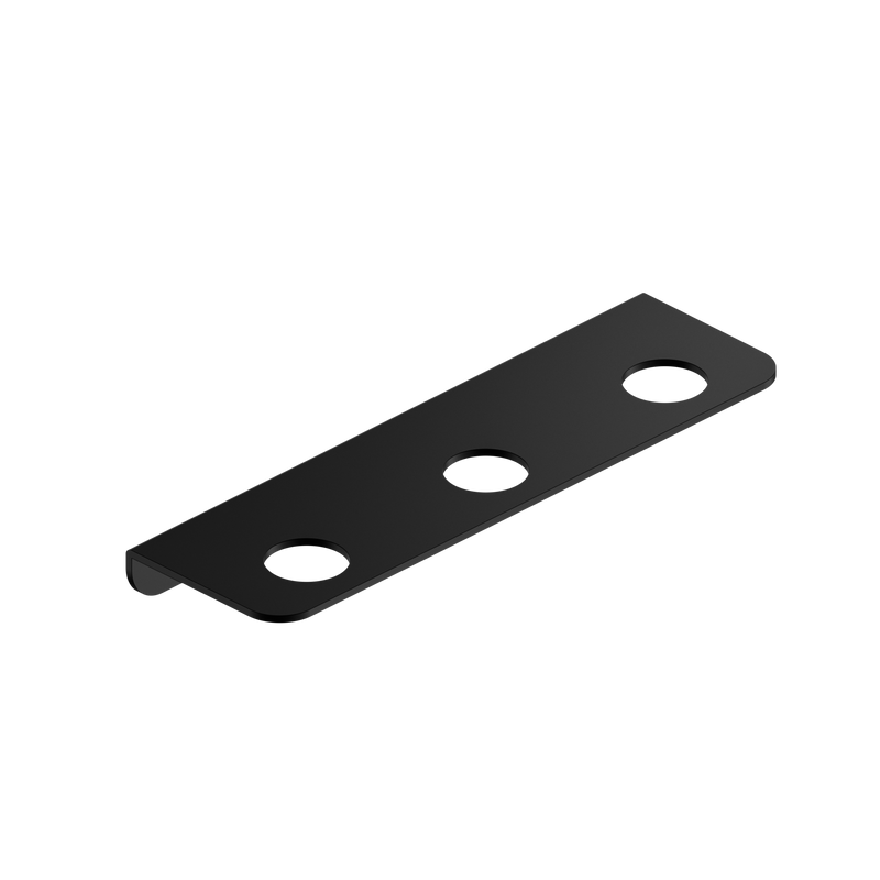 Mecca Triple Soap Bottle Holder Matte Black