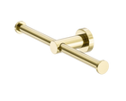 Mecca Double Toilet Roll Holder Brushed Gold