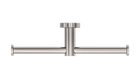 Mecca Double Toilet Roll Holder Brushed Nickel