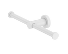 Mecca Double Toilet Roll Holder Matte White