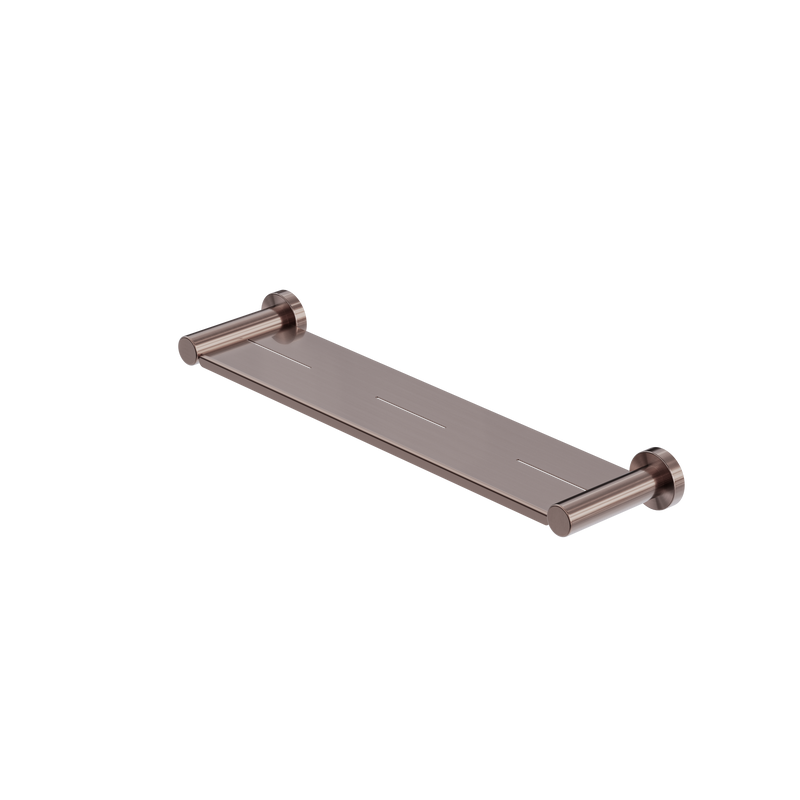 Mecca Metal Shower Shelf Brushed Bronze