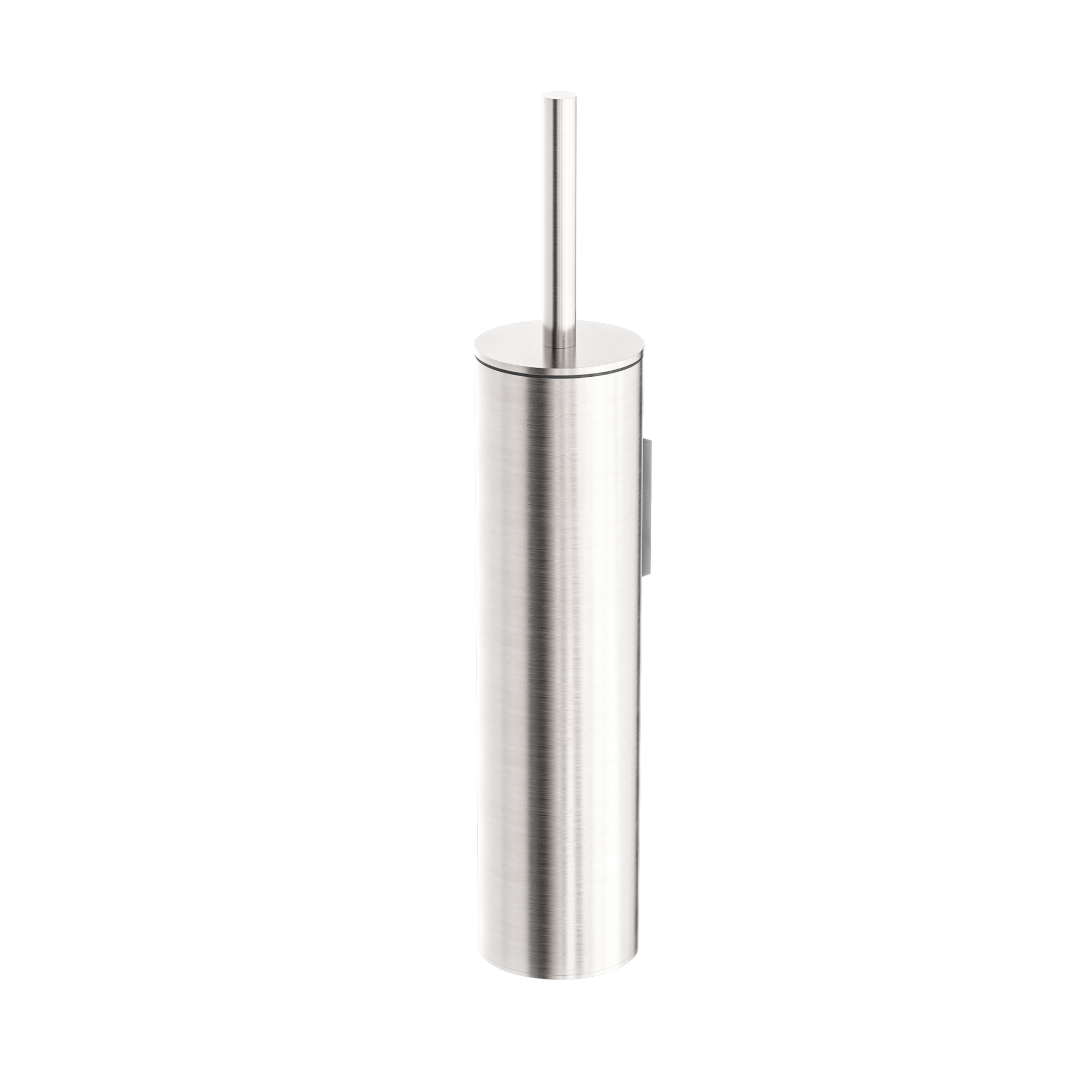 Mecca Toilet Brush Holder Brushed Nickel