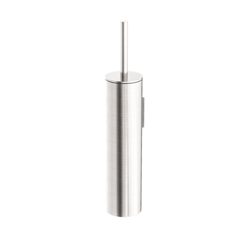 Mecca Toilet Brush Holder Brushed Nickel