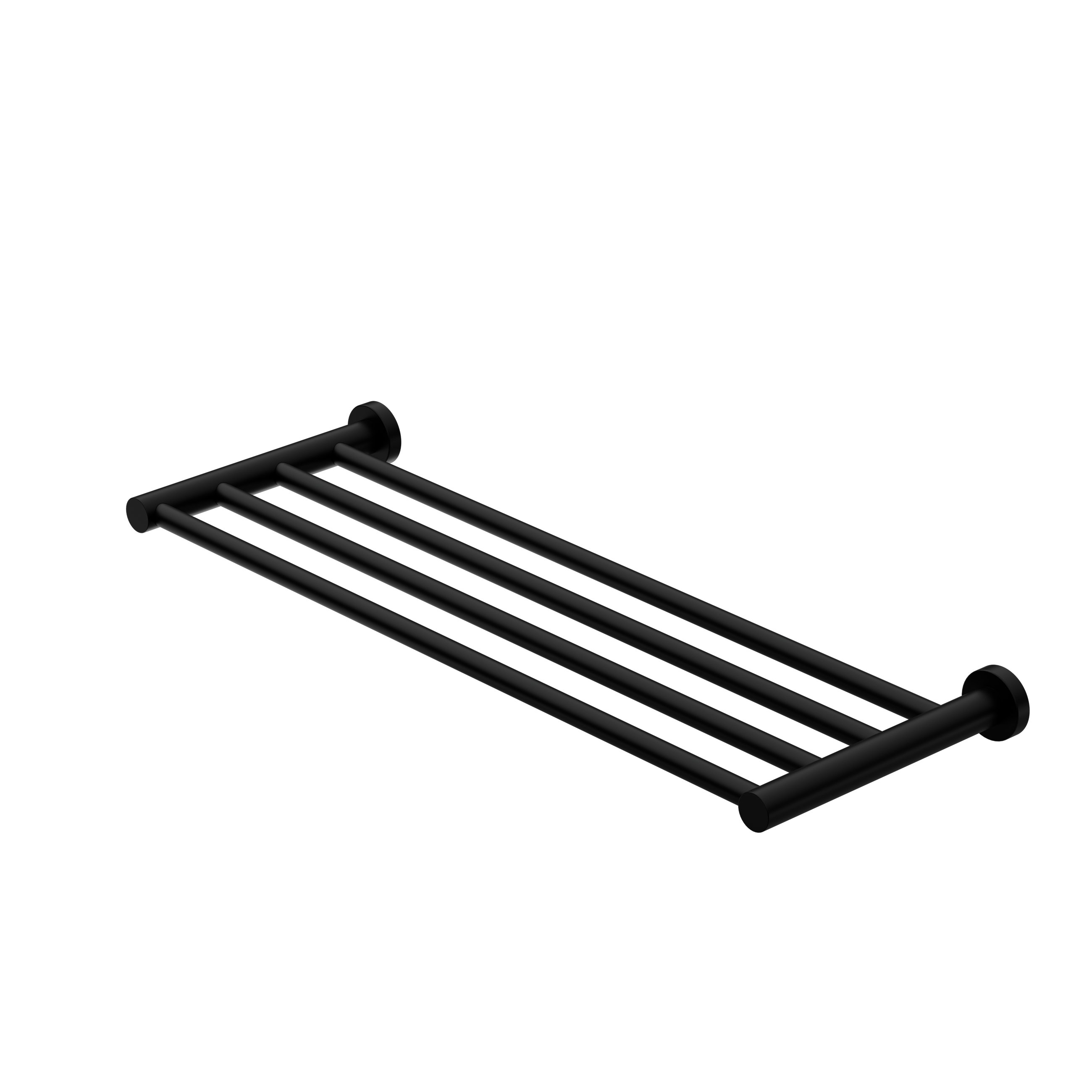 Mecca Towel Rack Matte Black