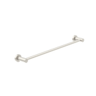 Dolce II Single Towel Rail 600mm Brushed Nickel