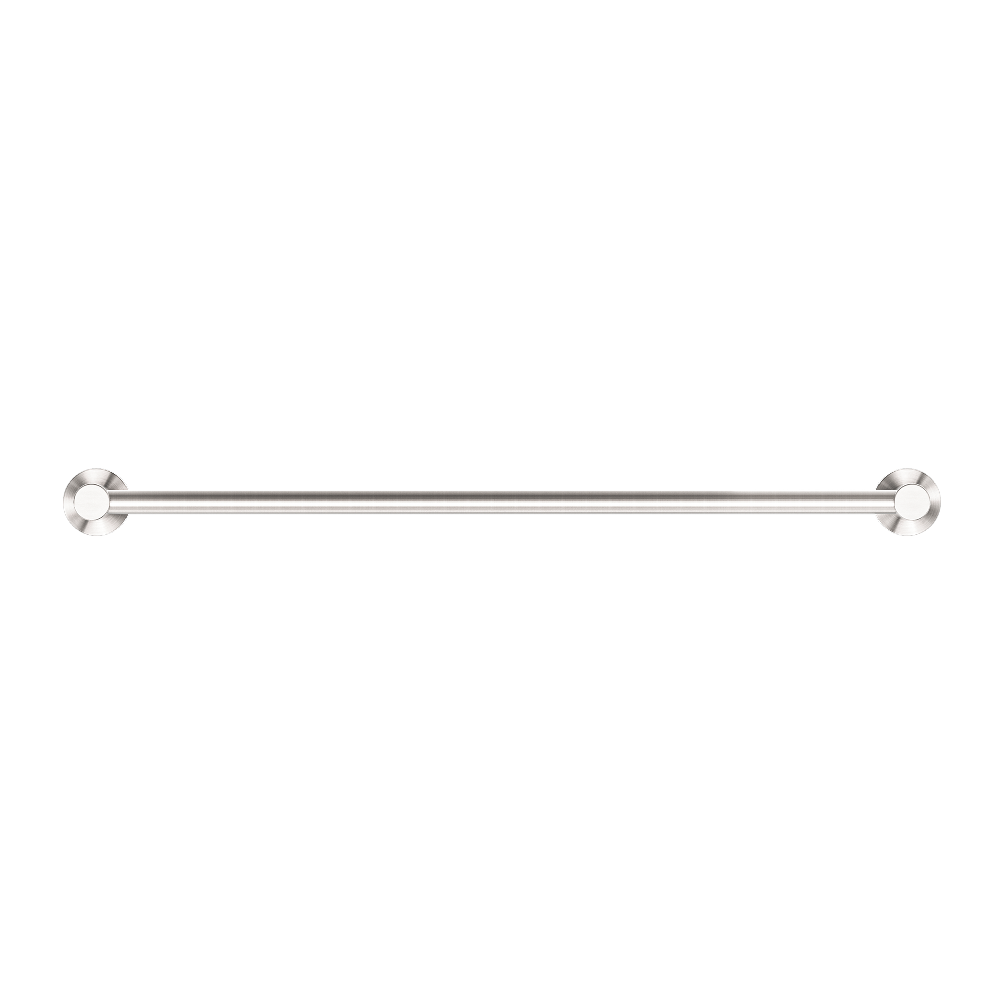 Dolce II Single Towel Rail 600mm Brushed Nickel