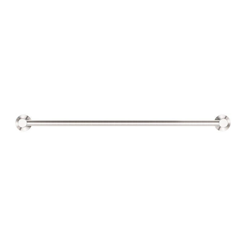 Dolce II Single Towel Rail 600mm Brushed Nickel