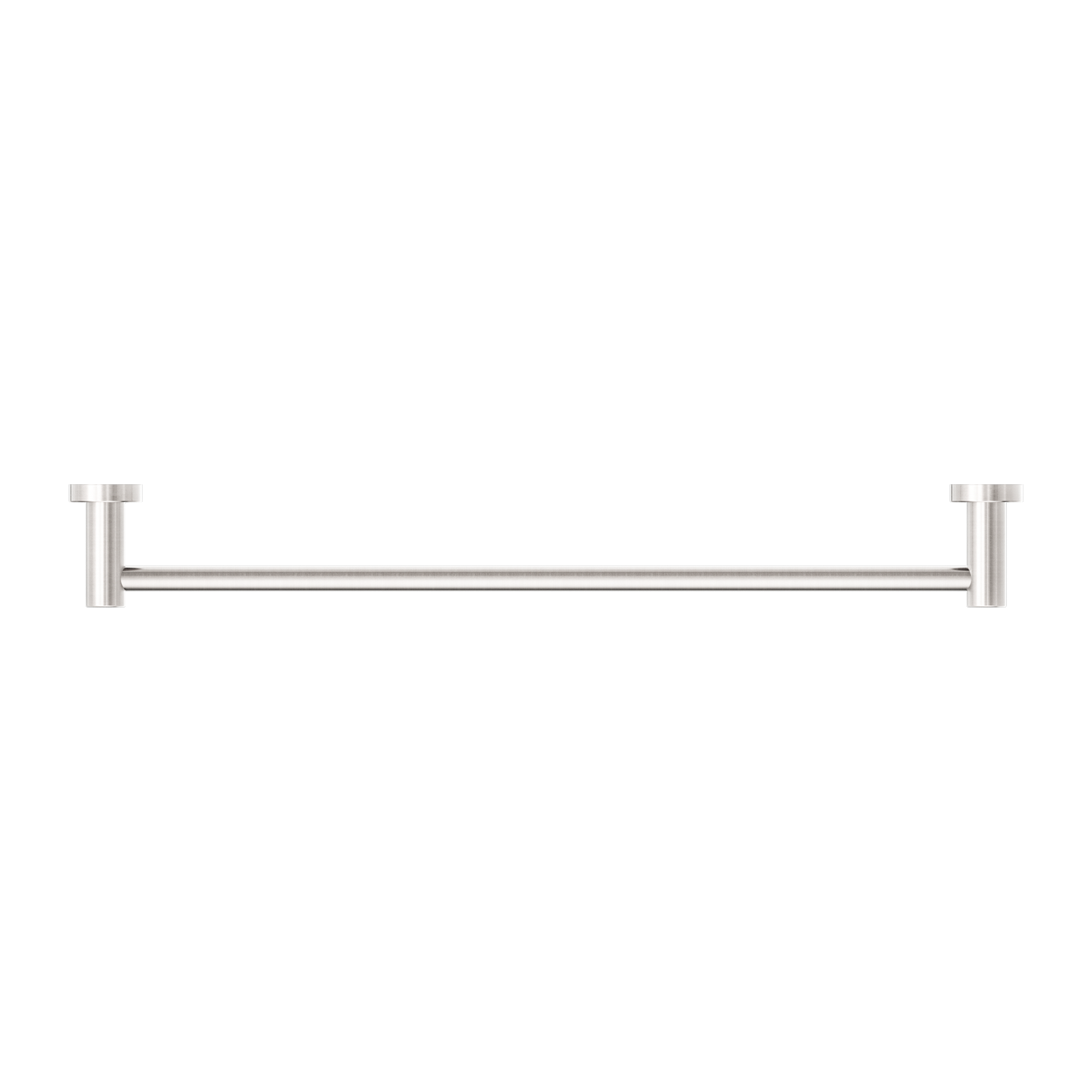 Dolce II Single Towel Rail 600mm Brushed Nickel