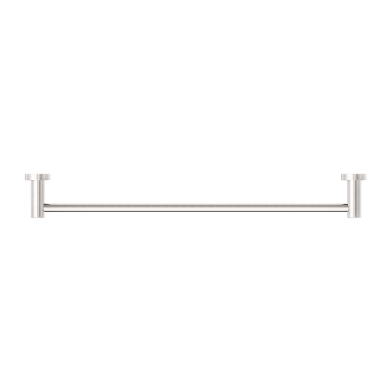Dolce II Single Towel Rail 600mm Brushed Nickel