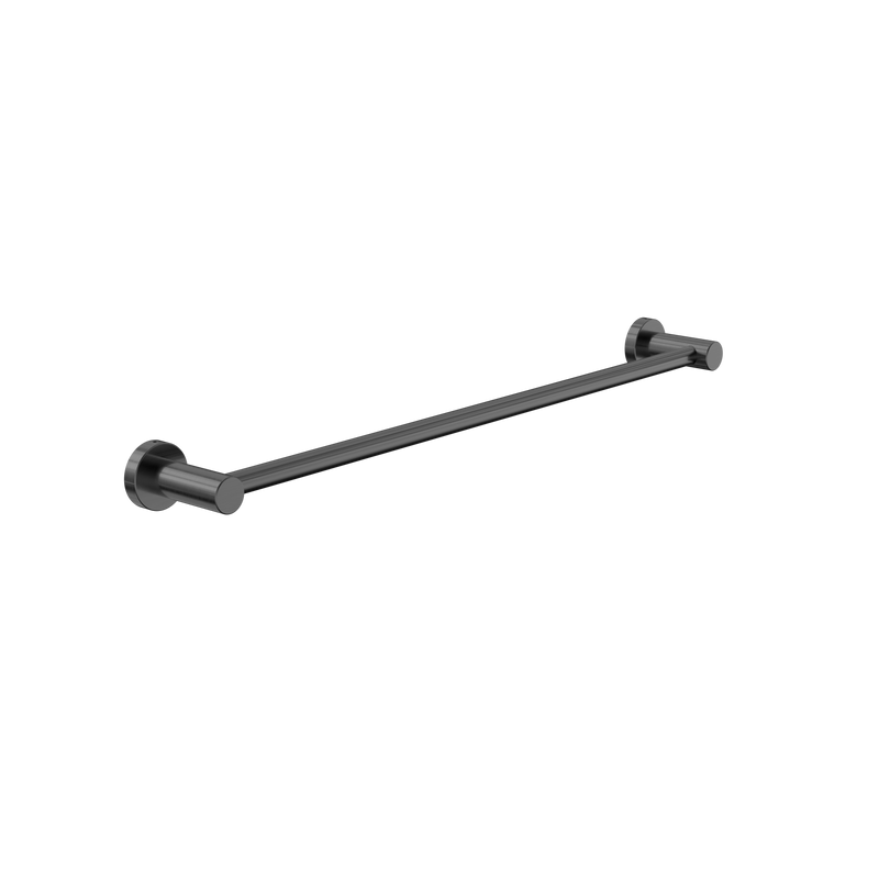 Dolce II Single Towel Rail 600mm Gun Metal