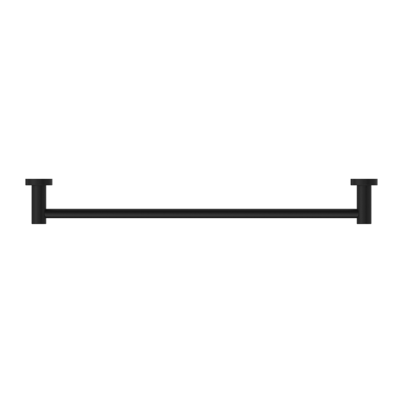 Dolce II Single Towel Rail 600mm Matte Black