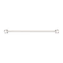 Dolce II Double Towel Rail 600mm Brushed Nickel