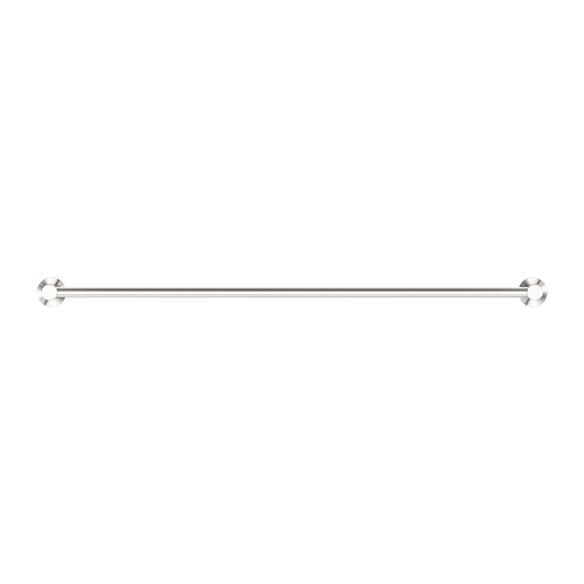 Dolce II Single Towel Rail 800mm Brushed Nickel