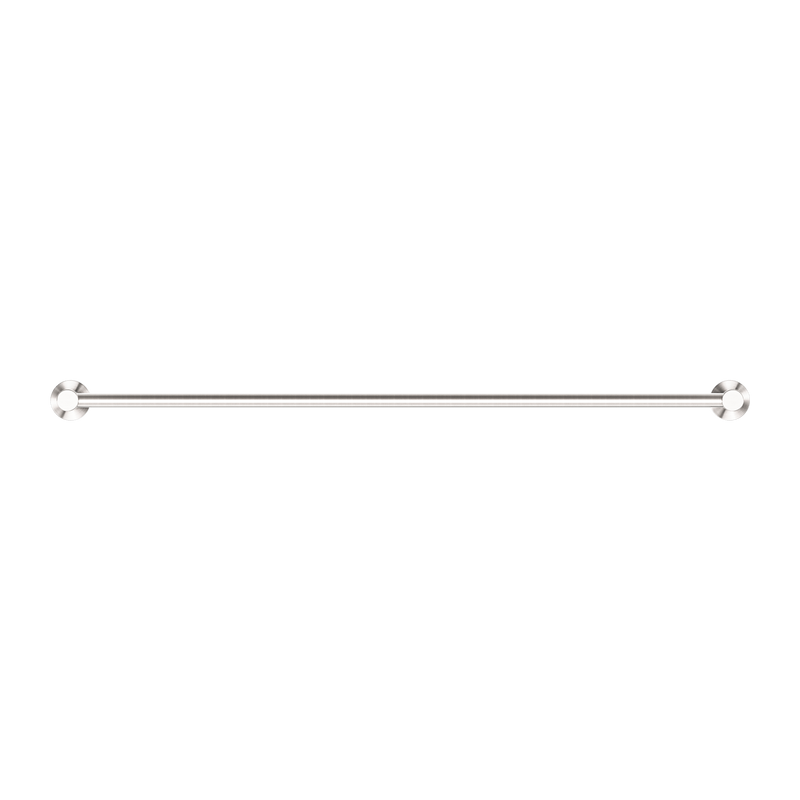 Dolce II Single Towel Rail 800mm Brushed Nickel