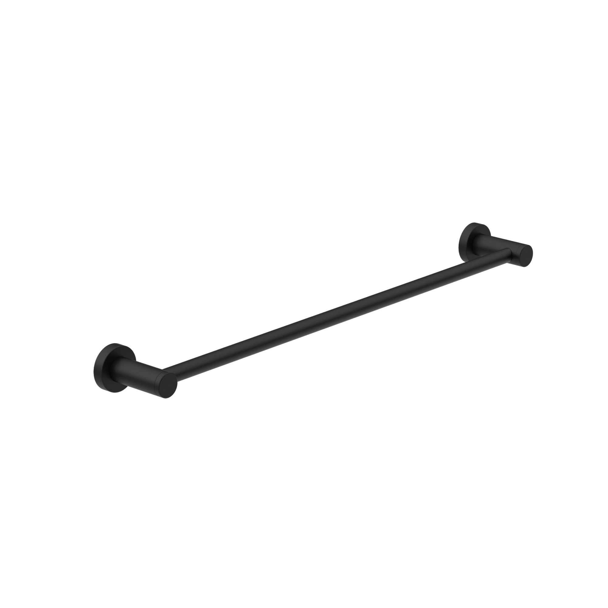Dolce II Single Towel Rail 800mm Matte Black