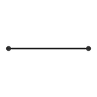 Dolce II Single Towel Rail 800mm Matte Black